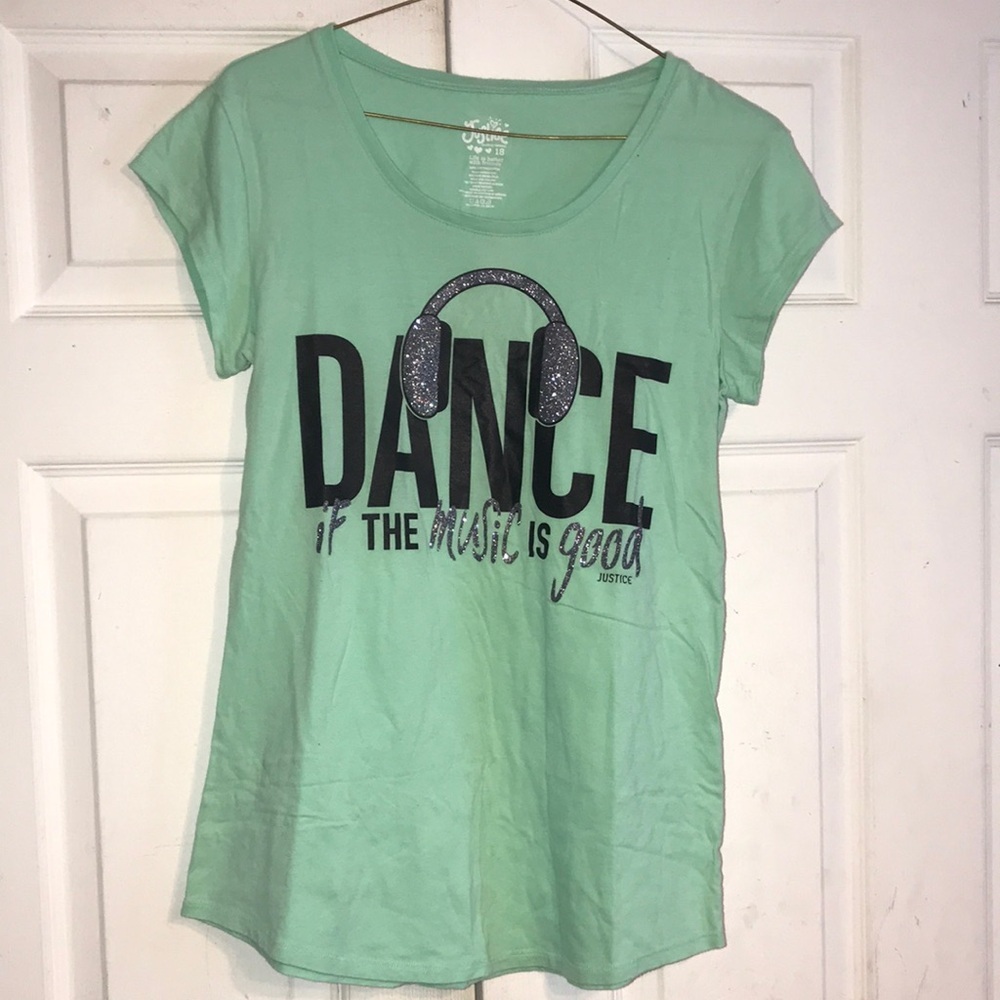 Girl’s Justice “Dance” Sparkle Tee